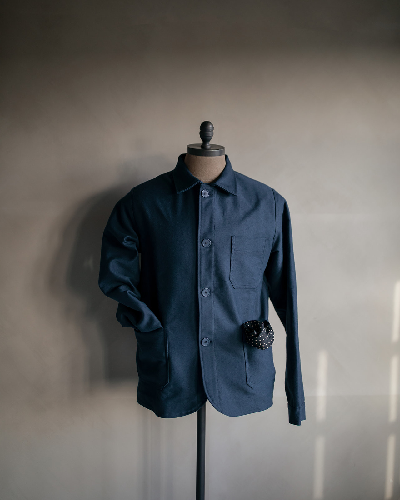 The real work jacket in Moleskine by Bleu de Chauffe